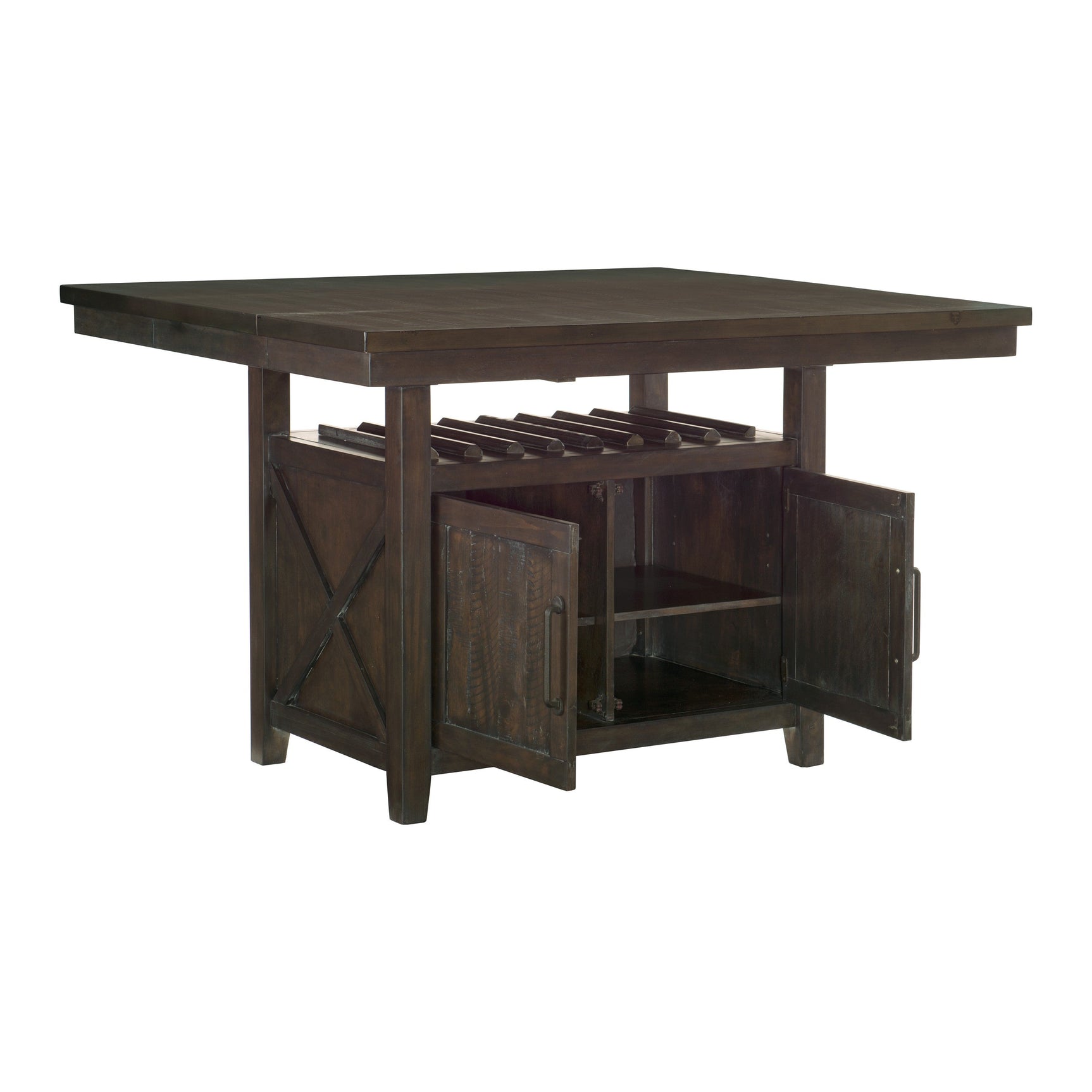 Oxton Dark Cherry Counter Height Table - Ornate Home
