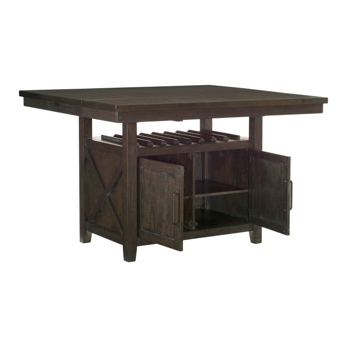 Oxton Dark Cherry Counter Height Table - Ornate Home