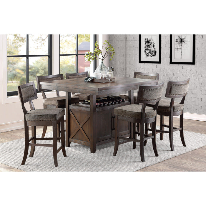 Oxton Dark Cherry Counter Height Table - Ornate Home