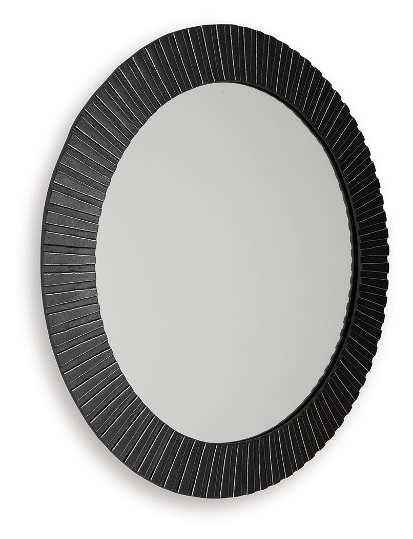 Ozias Black Accent Mirror (Online Special Price) - Ornate Home