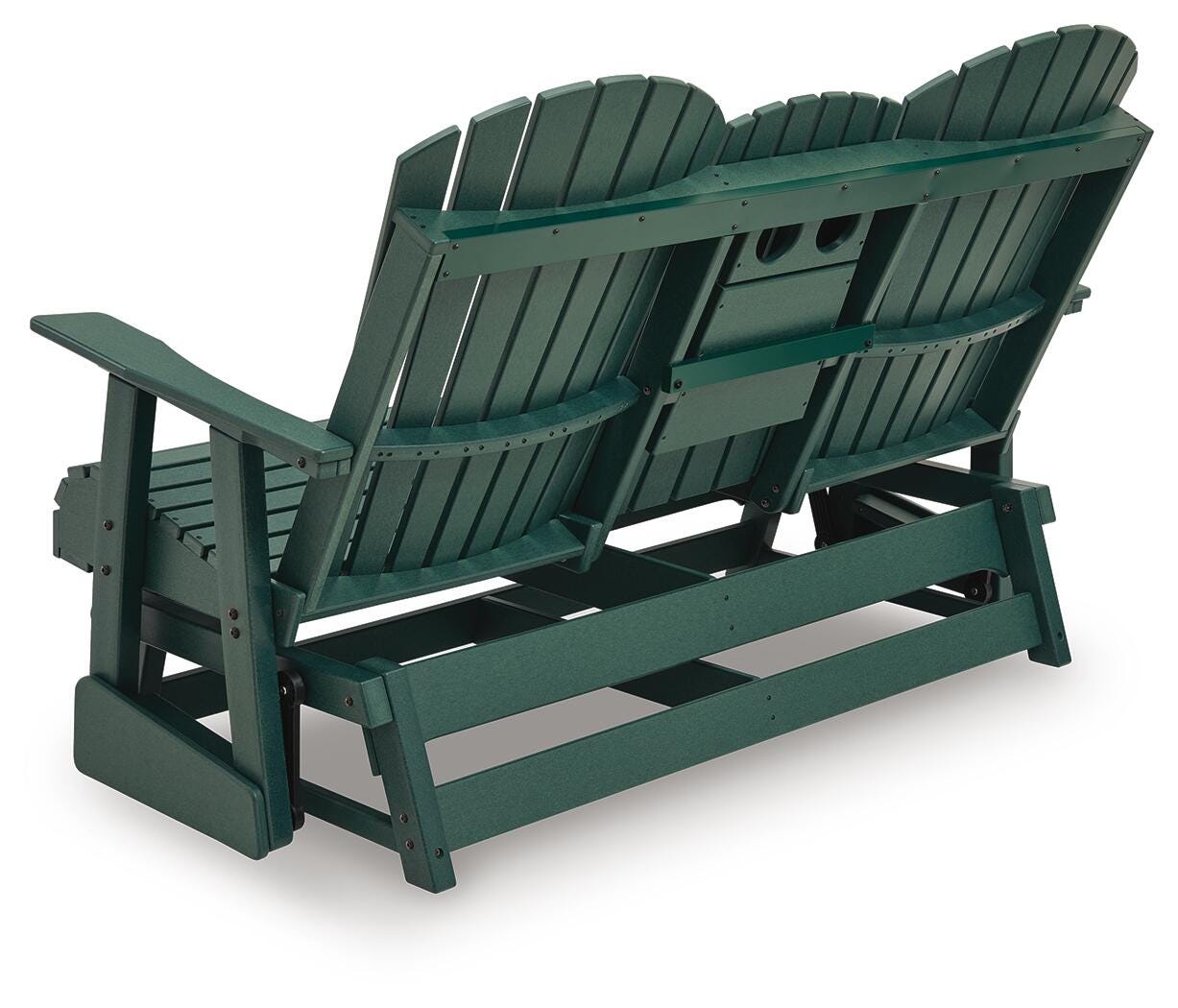 Hyland Green Outdoor Loveseat Glider
