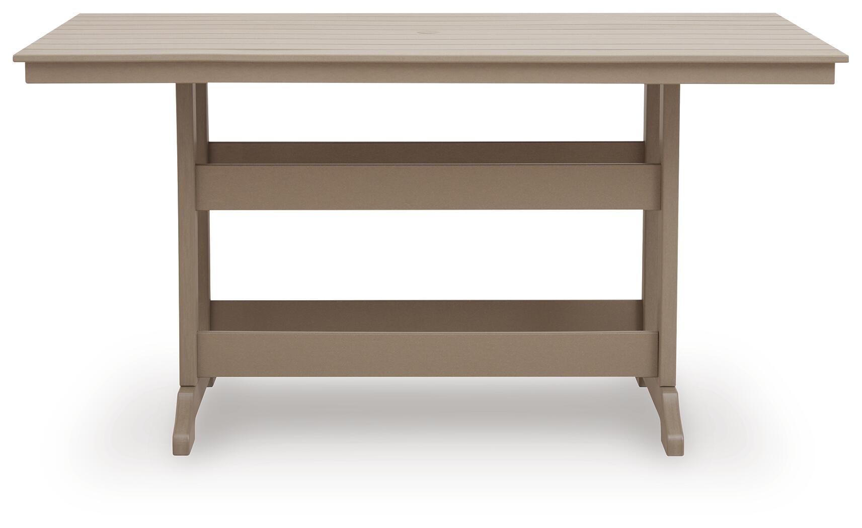 Sandy Dune Medium Brown Outdoor Counter Height Dining Table
