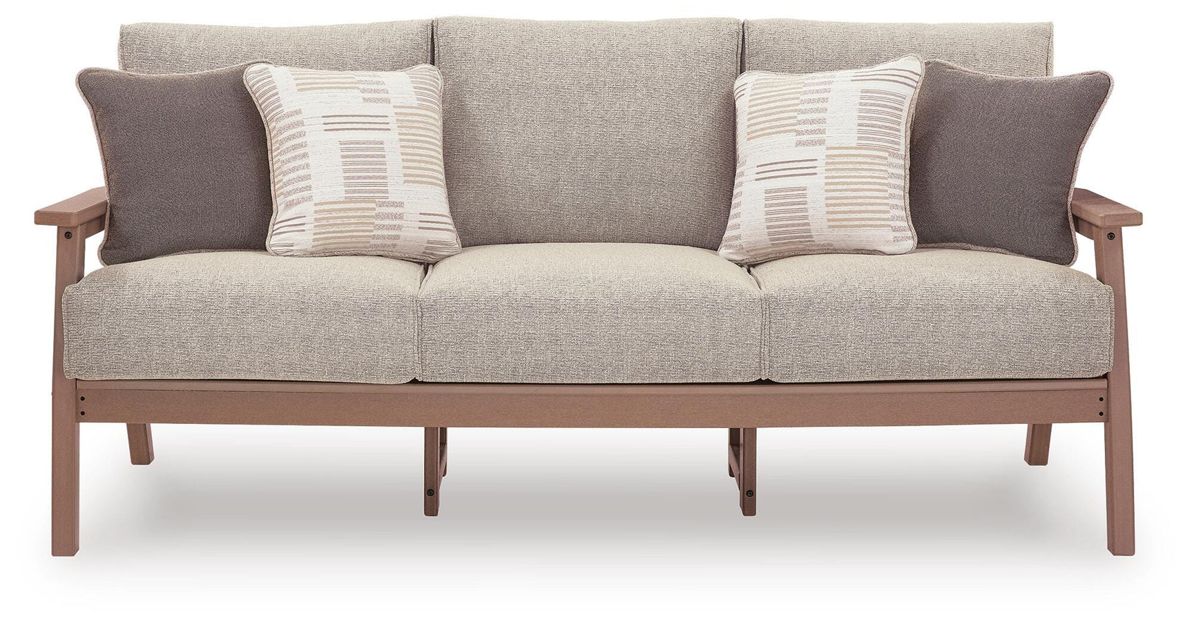 Cliffs Beach Driftwood Outdoor Sofa with Cushion