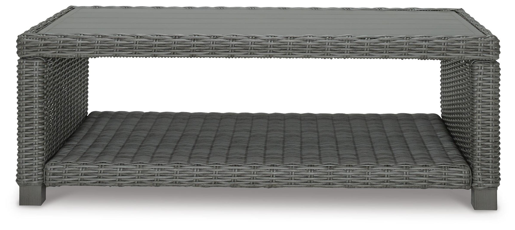 Elite Park Gray Outdoor Coffee Table and End Table