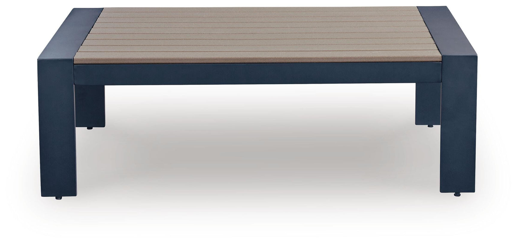Mabry Shores Navy Blue/Driftwood Outdoor Coffee Table