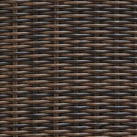 Drakes Beach Dark Brown Outdoor Loveseat with Cushion