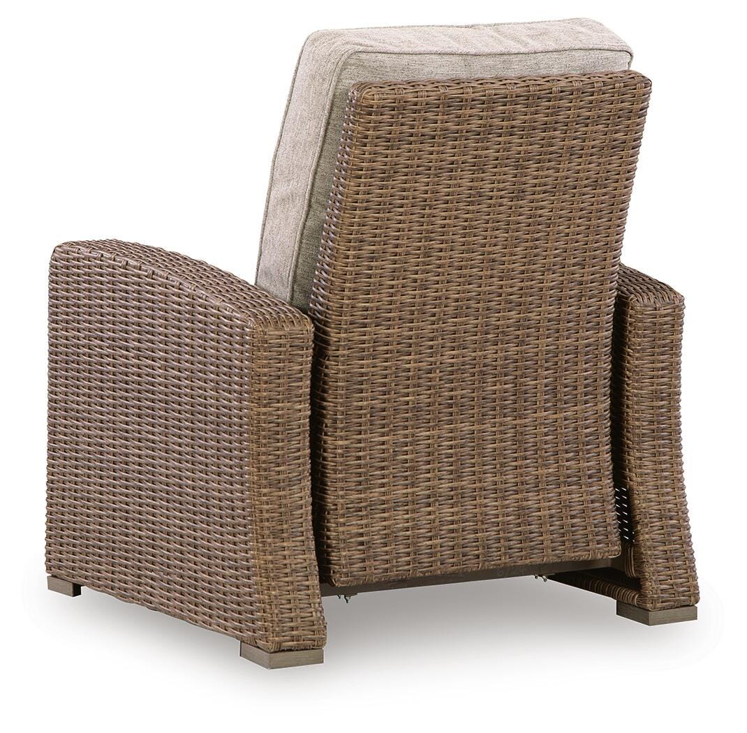 Revare Beach Beige Outdoor Recliner
