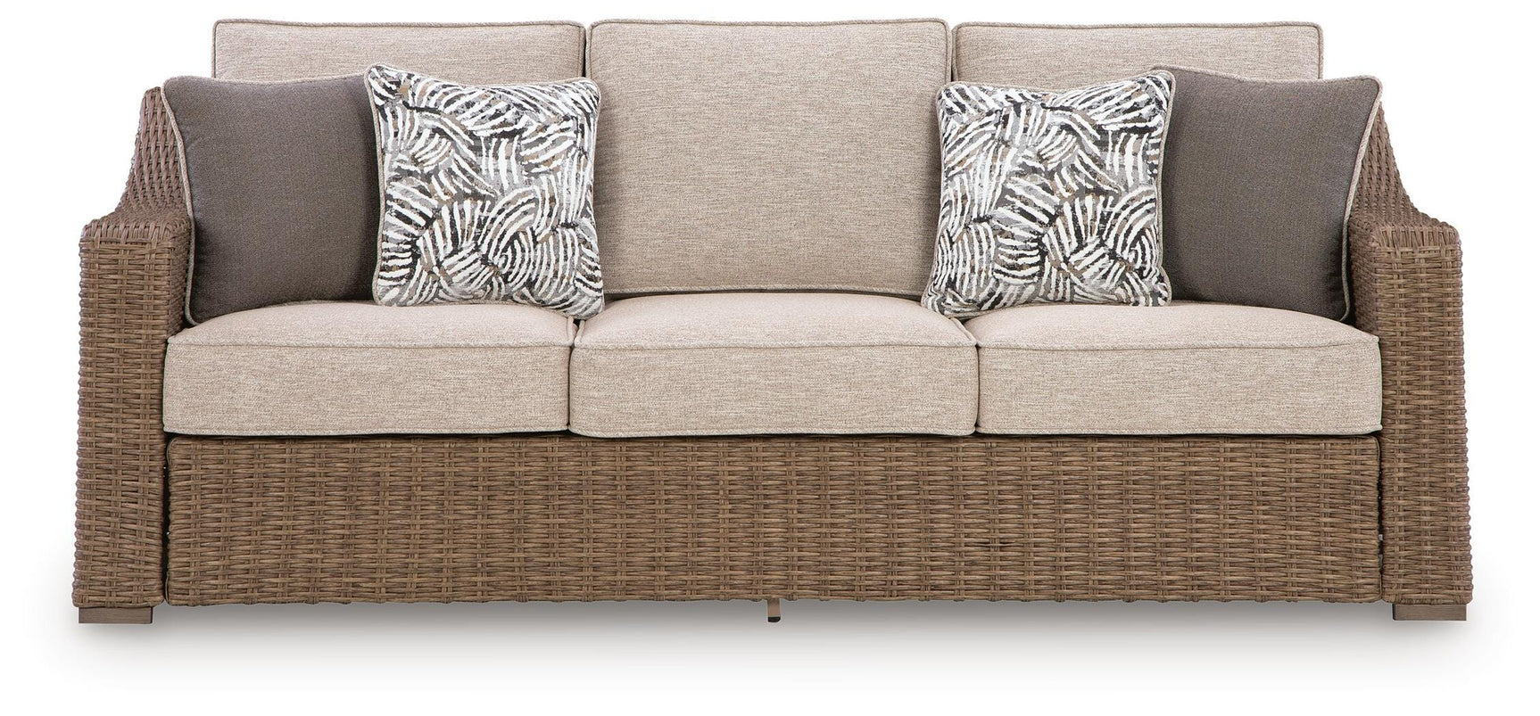 Revare Beach Beige Outdoor Sofa with Cushion