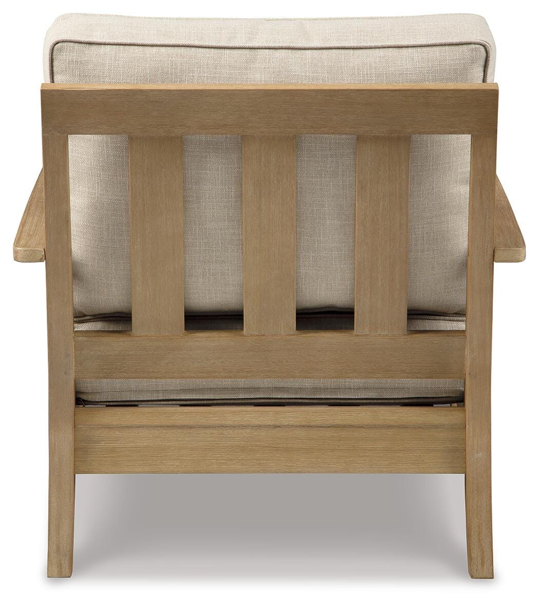 Clare View Beige Outdoor Sofa, Loveseat and 2 Lounge Chairs