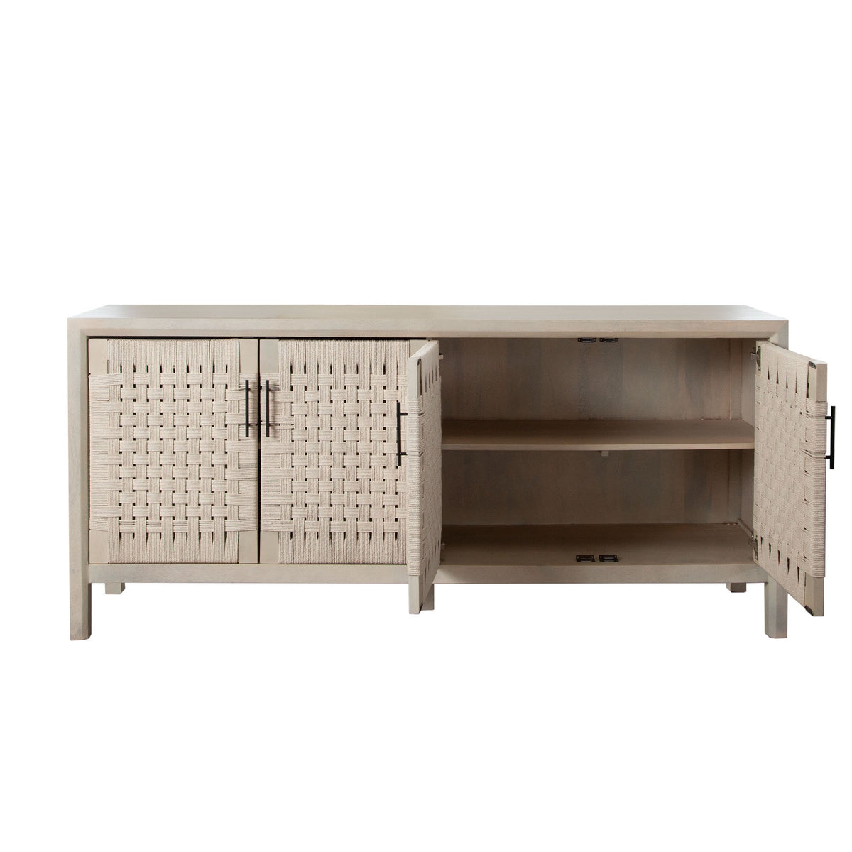 Palm Light Natural Wood Sideboard - Ornate Home