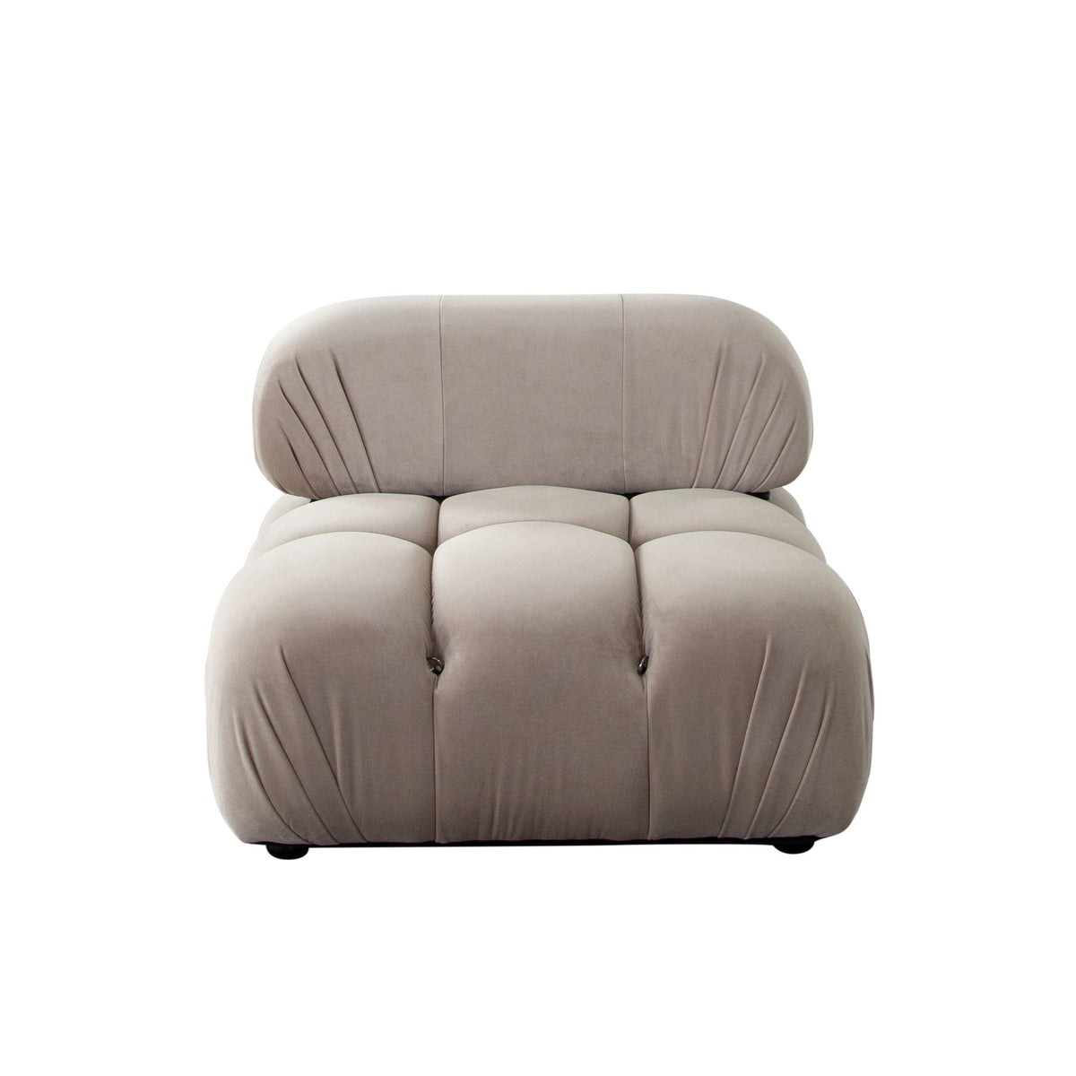Paloma Mink Tan Velvet 3-Pc Sofa - Ornate Home