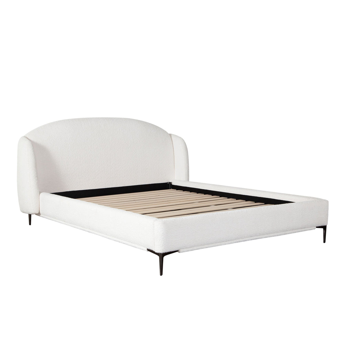 Path White Shearling Bed - Ornate Home