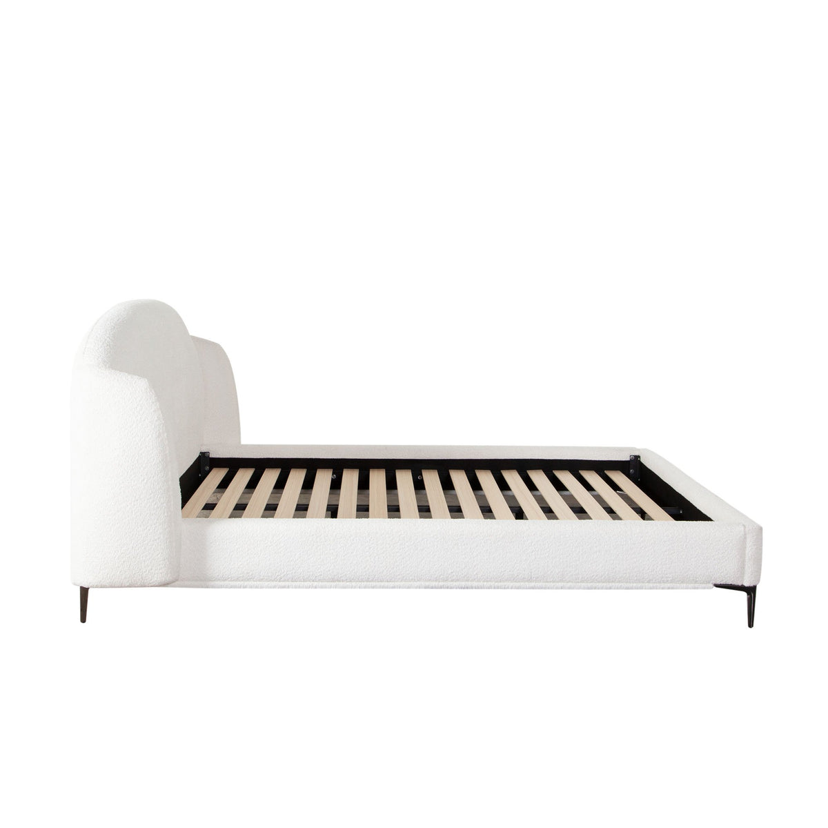 Path White Shearling Bed - Ornate Home