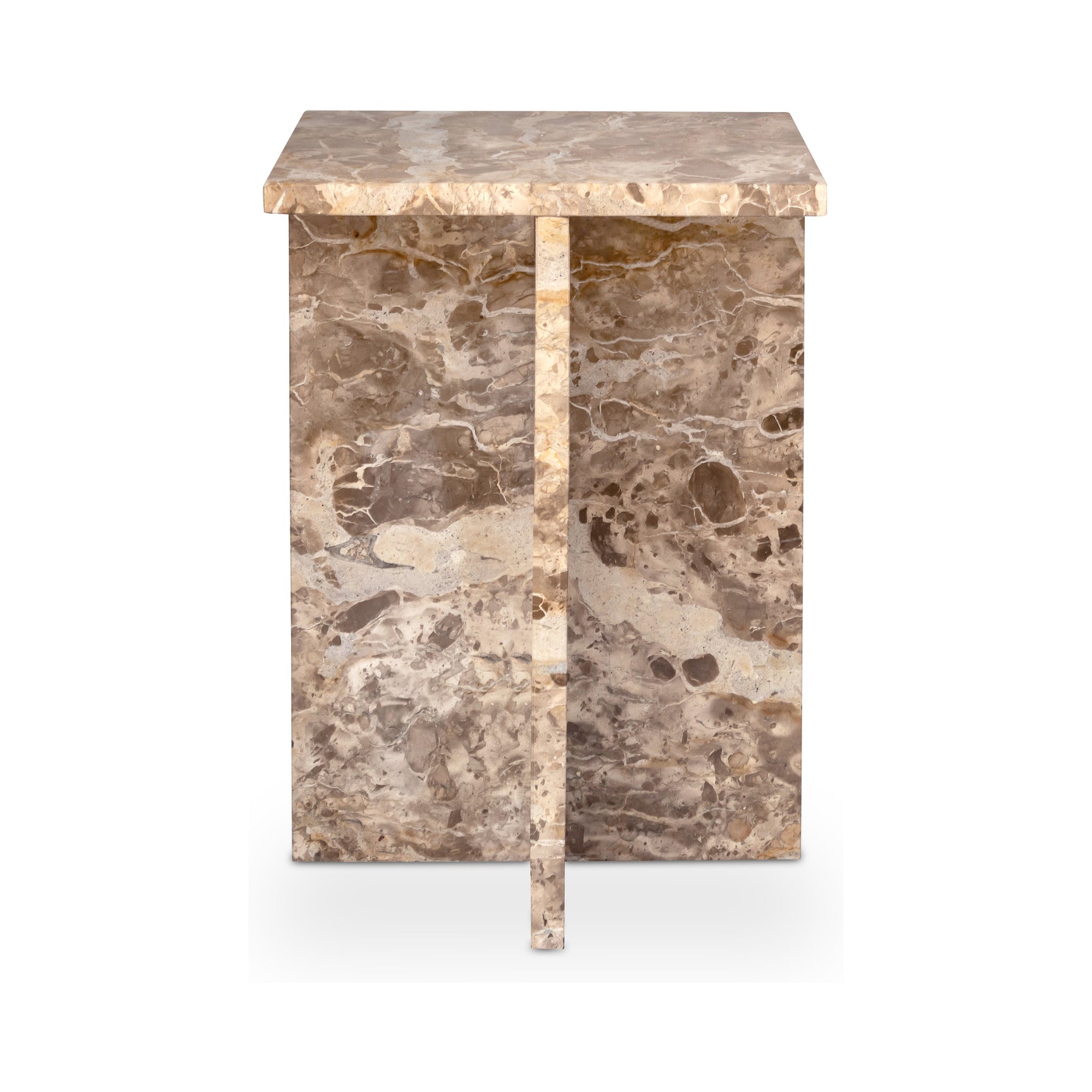 Blair Panther Marble Accent Table