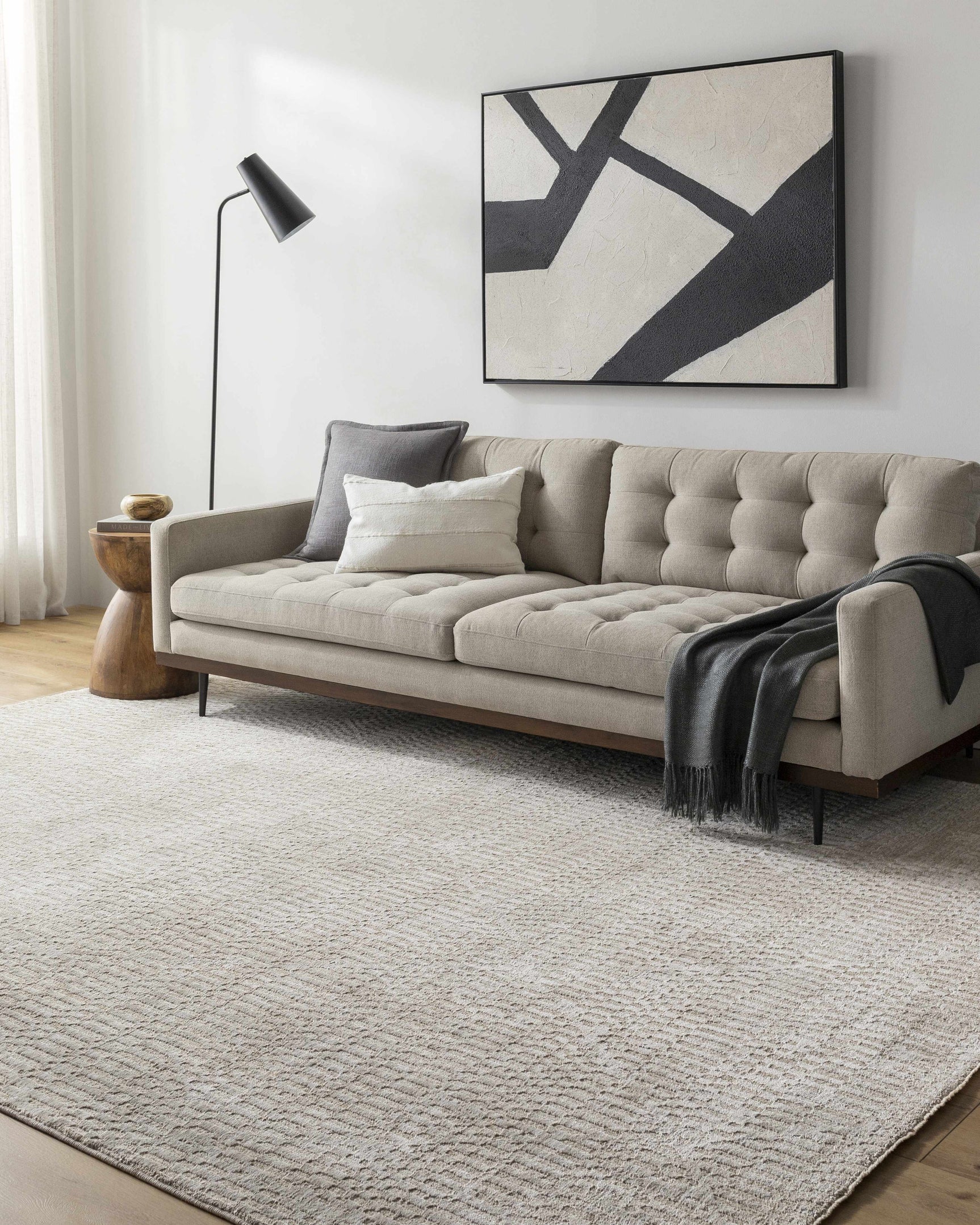 Pabla Light Gray Area Rug - Ornate Home