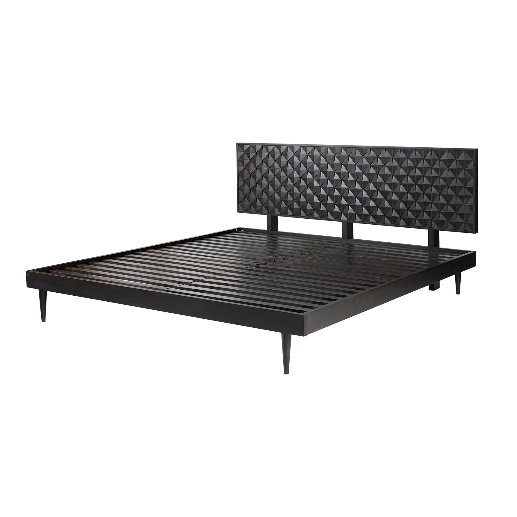 Pablo Black King Bed - Ornate Home