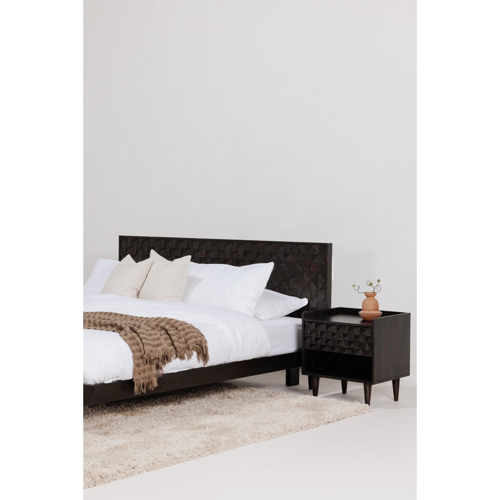 Pablo Black King Bed - Ornate Home
