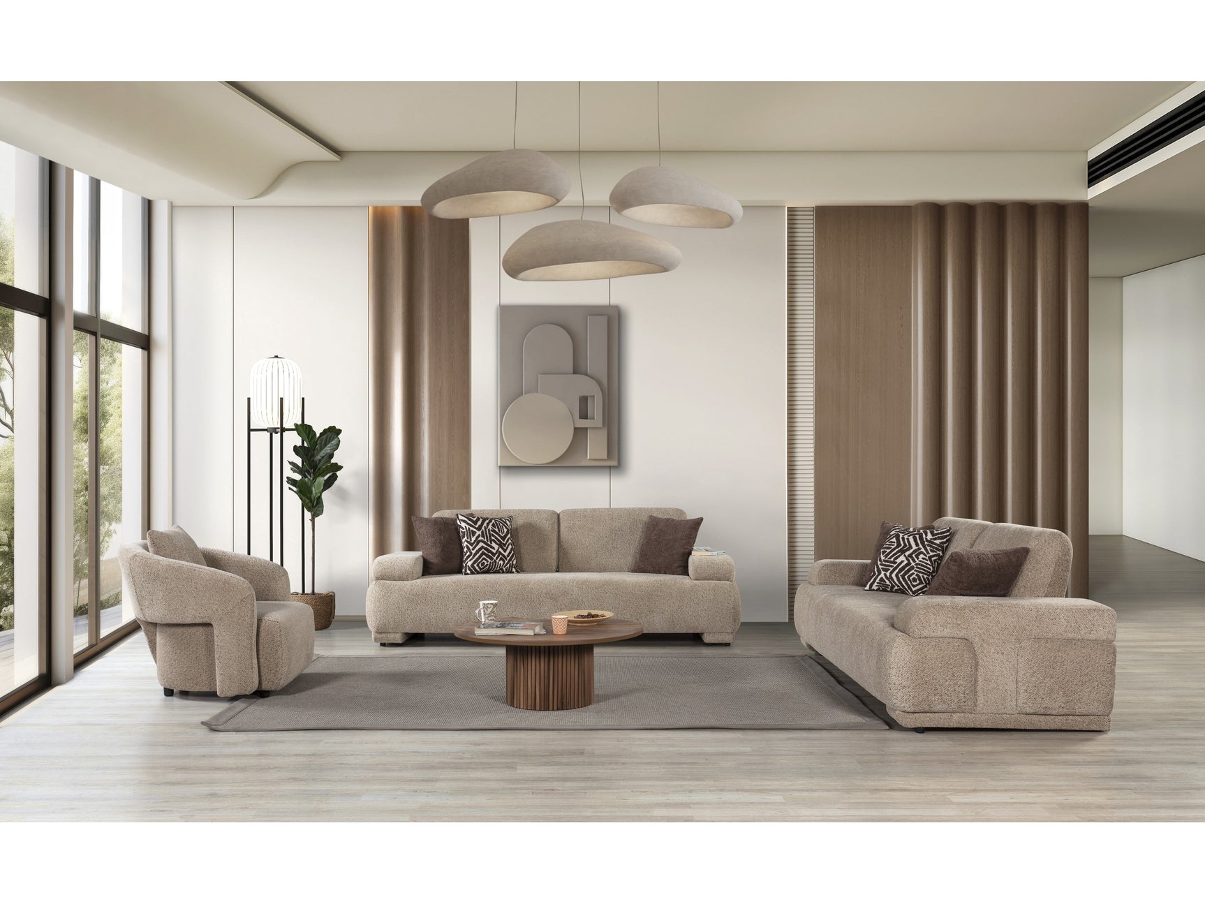 Pablo Brown Loveseat - Ornate Home