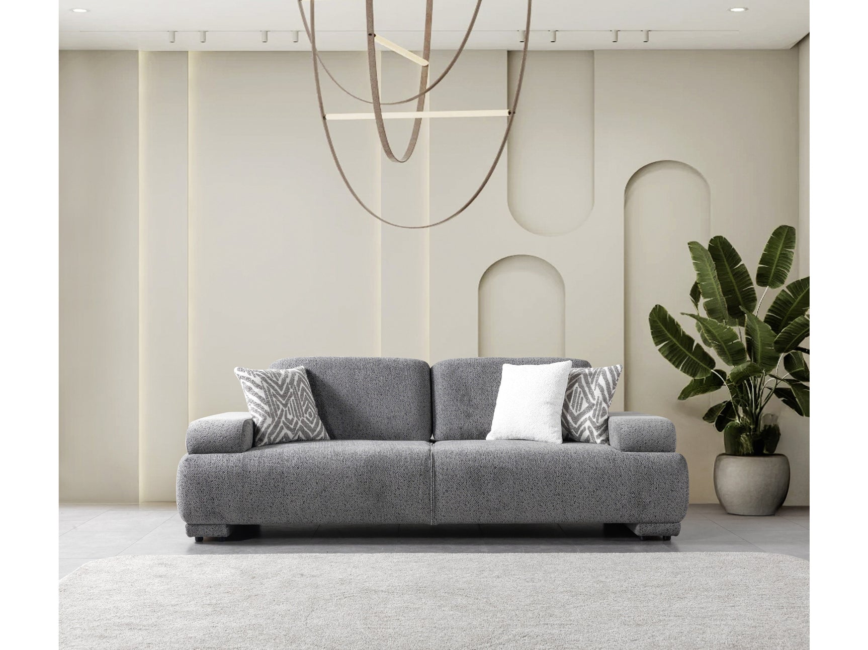 Pablo Gray Living Room Set - Ornate Home