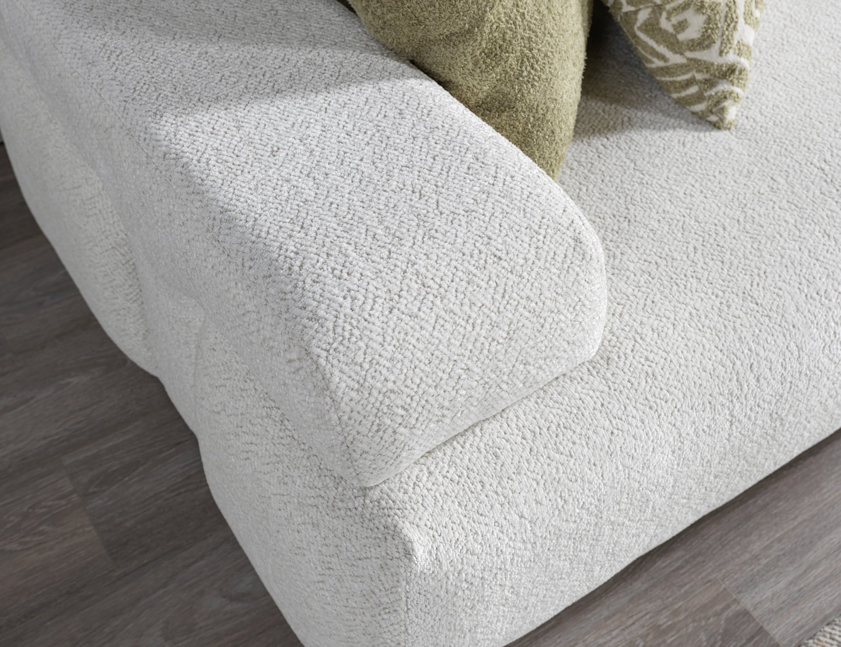 Pablo White Loveseat - Ornate Home