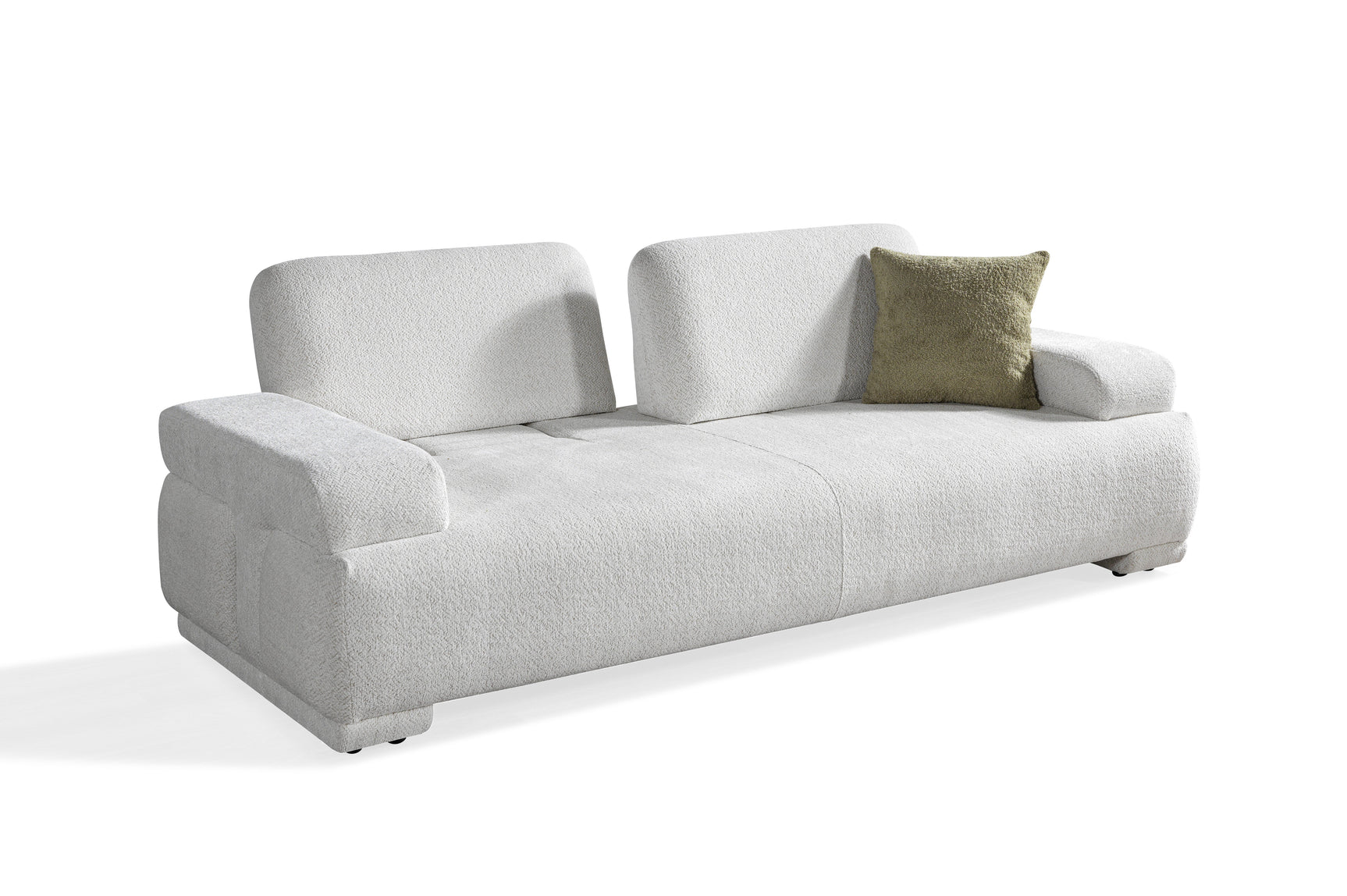 Pablo White Loveseat - Ornate Home