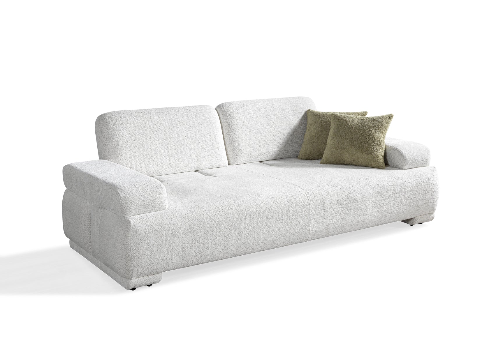 Pablo White Loveseat - Ornate Home