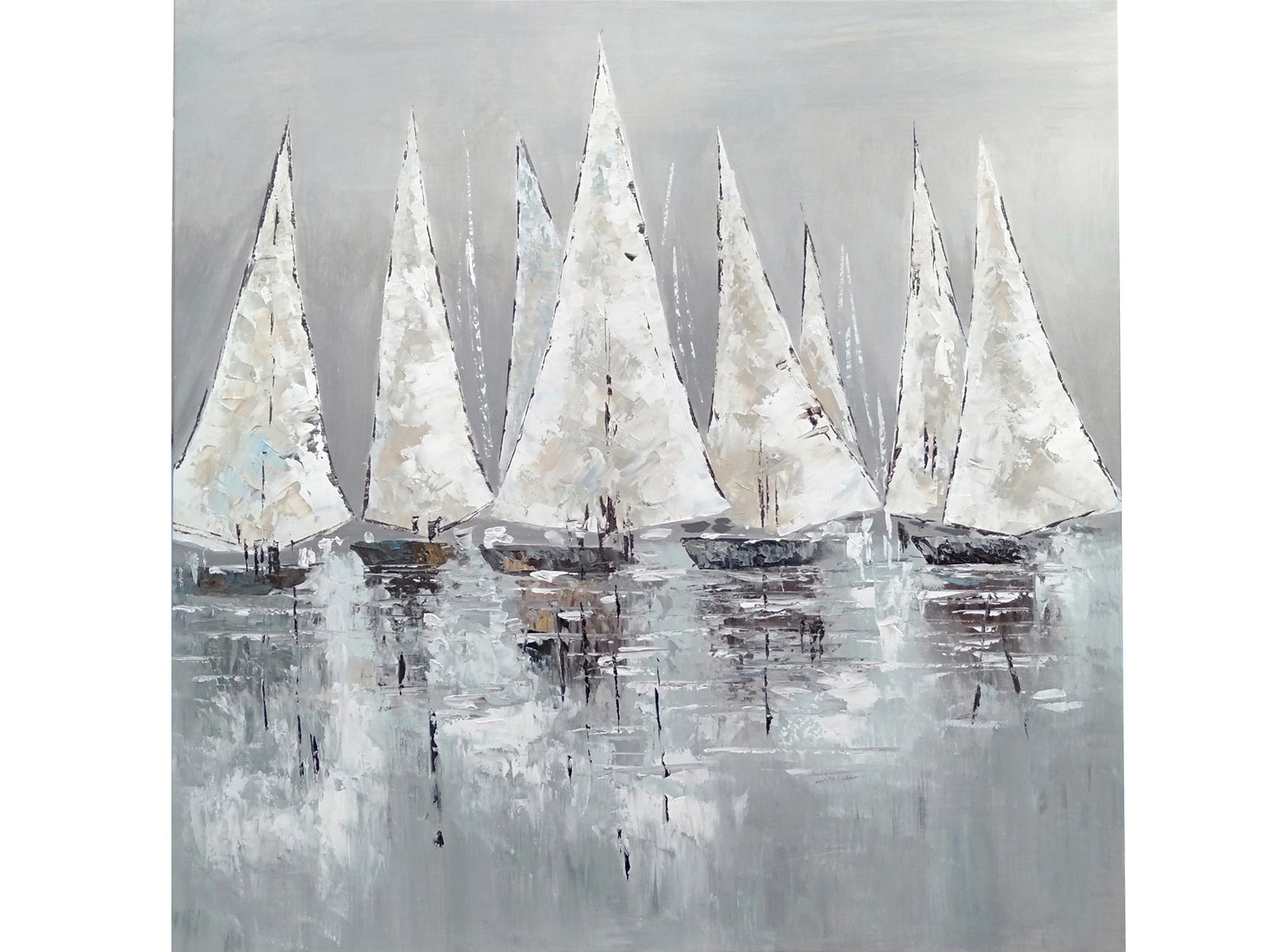 Pacific Sails Blue/White Canvas