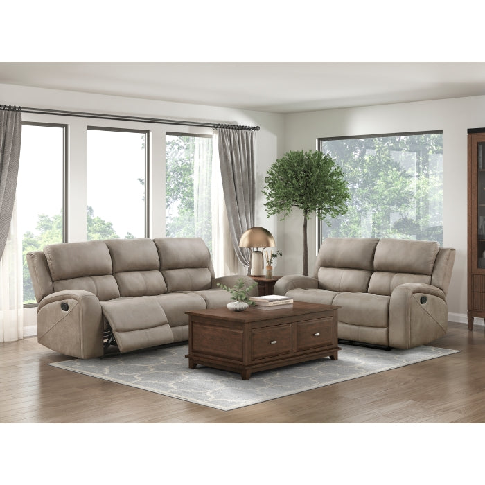 Pagosa Brown Double Reclining Sofa - Ornate Home