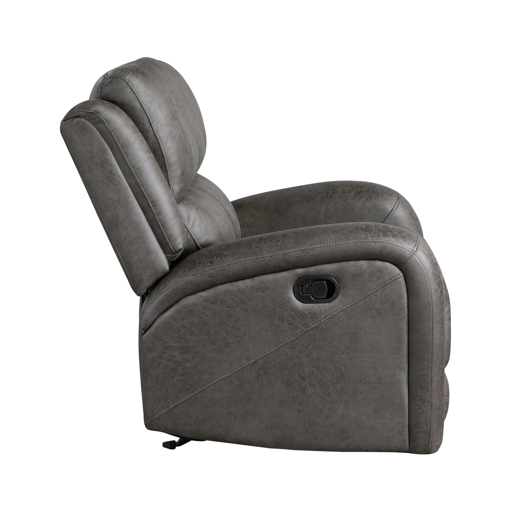 Pagosa Dark Gray Rocker Reclining Chair - Ornate Home