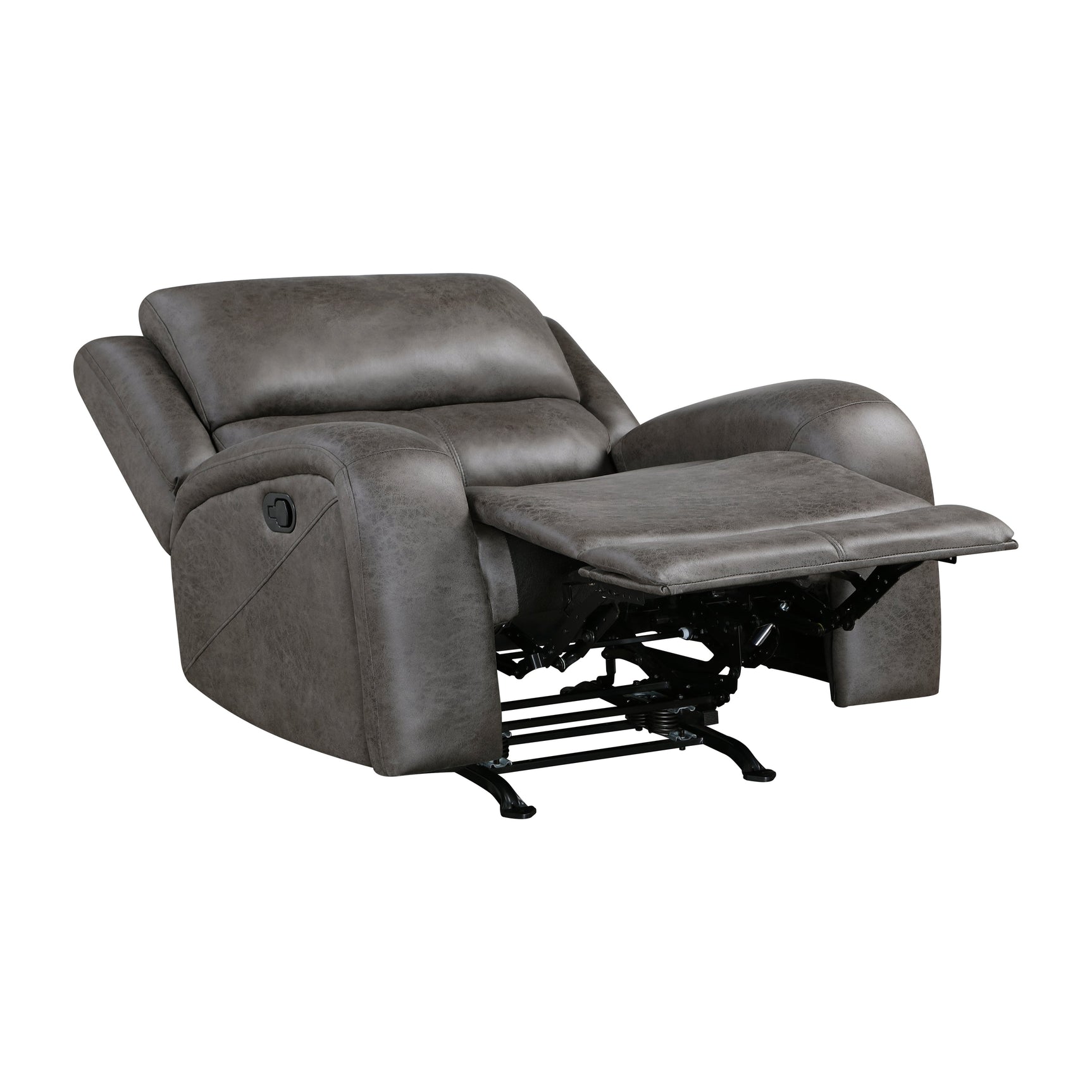 Pagosa Dark Gray Rocker Reclining Chair - Ornate Home