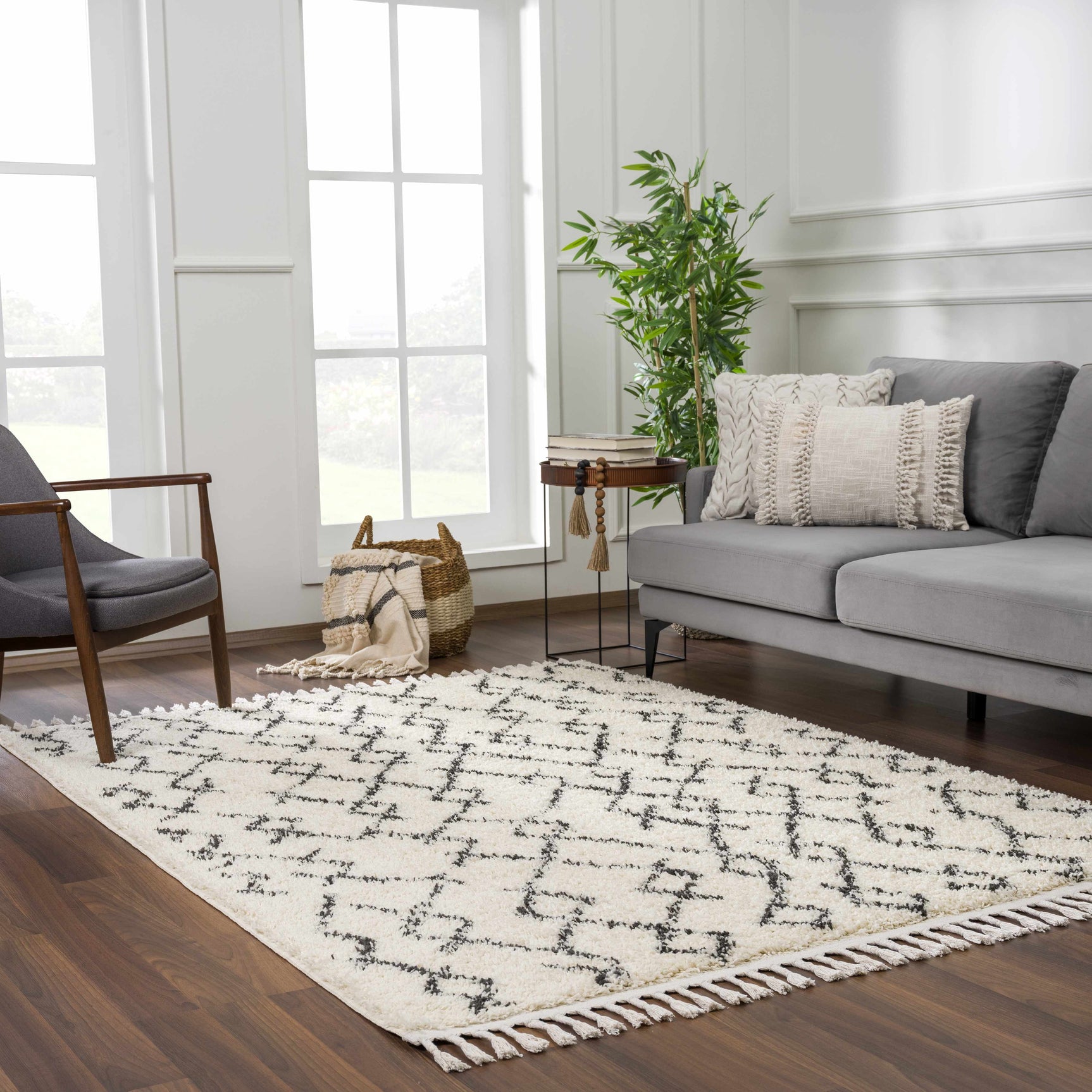 Pahala Moroccan Shag Area Rug - Clearance - Ornate Home