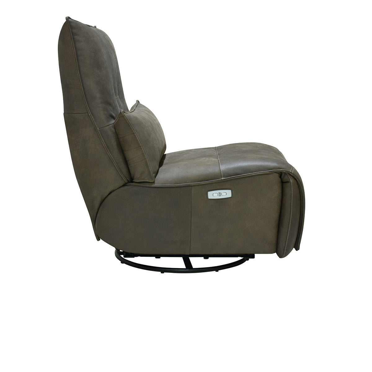 Paige Brown Swivel Power Recliner - Ornate Home