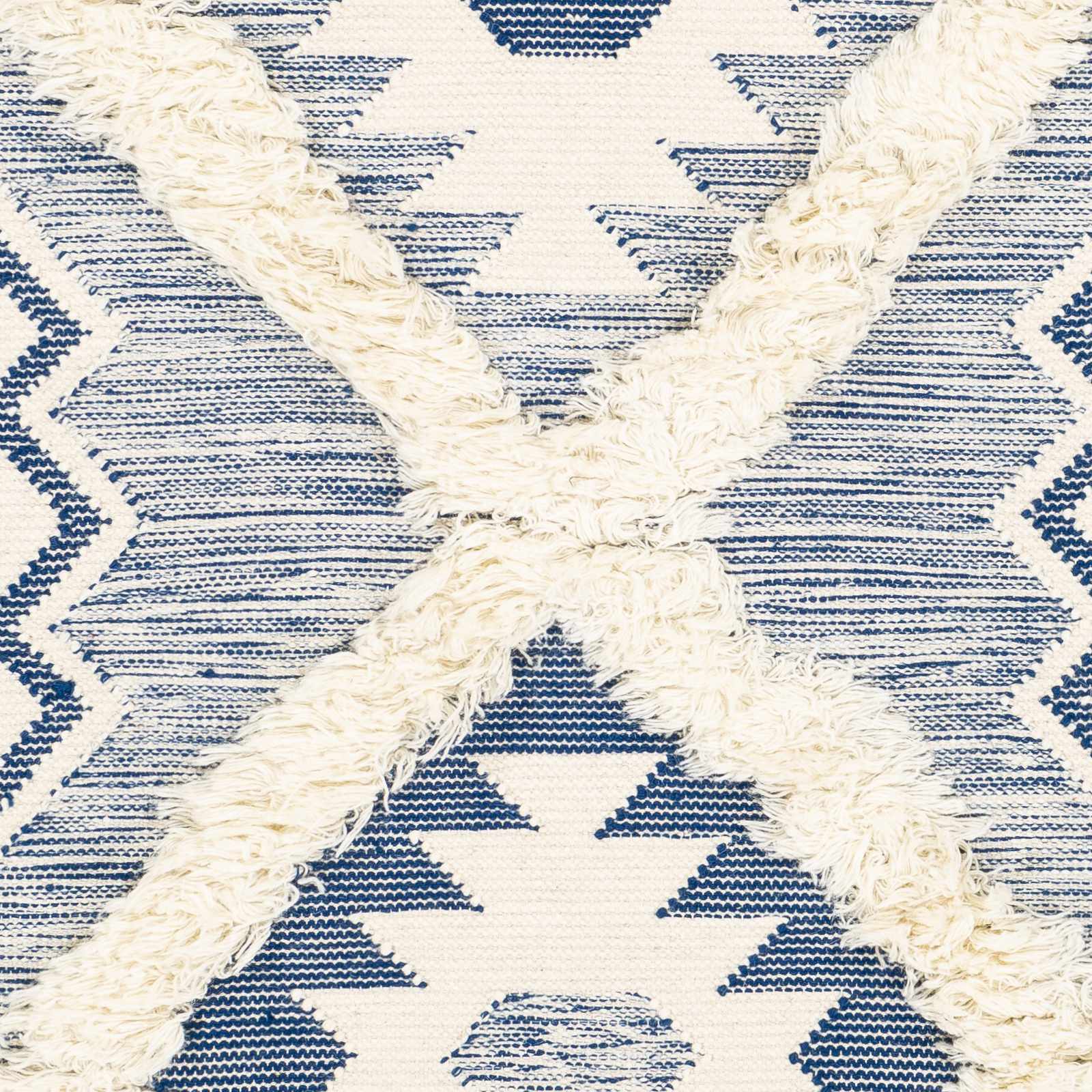 Painesdale Blue/White Wool Carpet - Clearance - Ornate Home