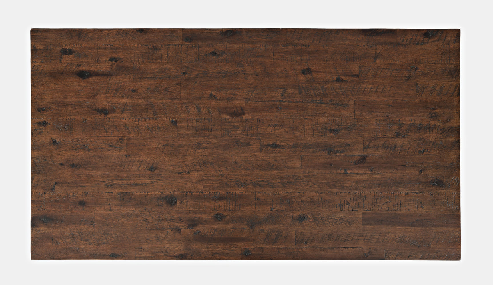 Painted Canyon Distressed Brown Box Cocktail Table - Ornate Home