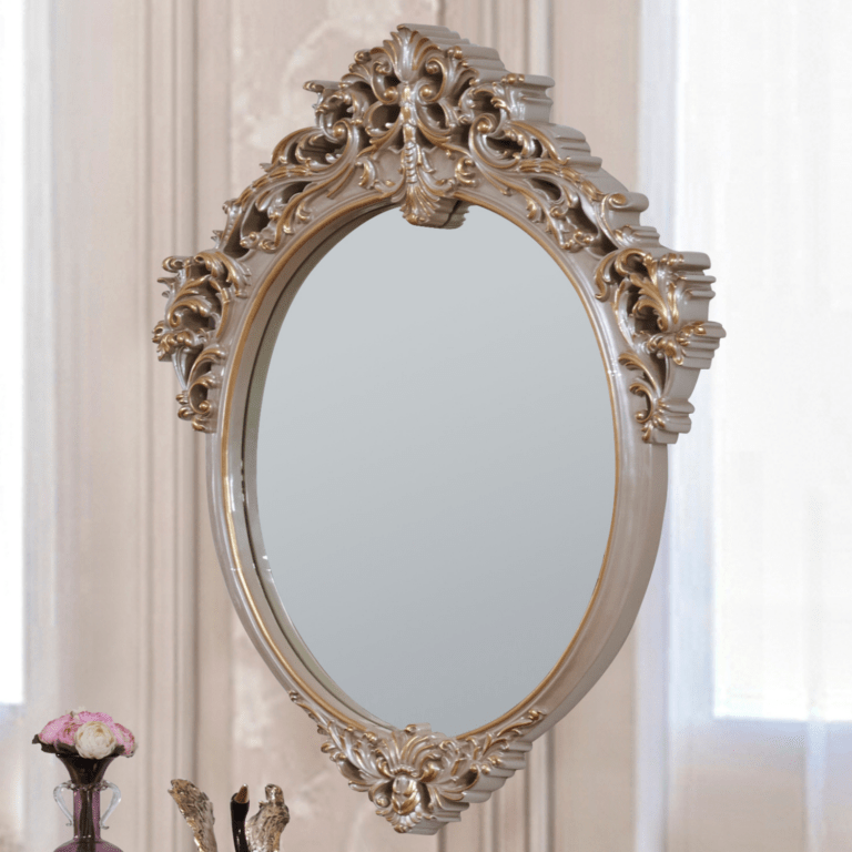 Palais Doré Gold/Cherry/Pearl Mirror / HD-M9021 - Ornate Home