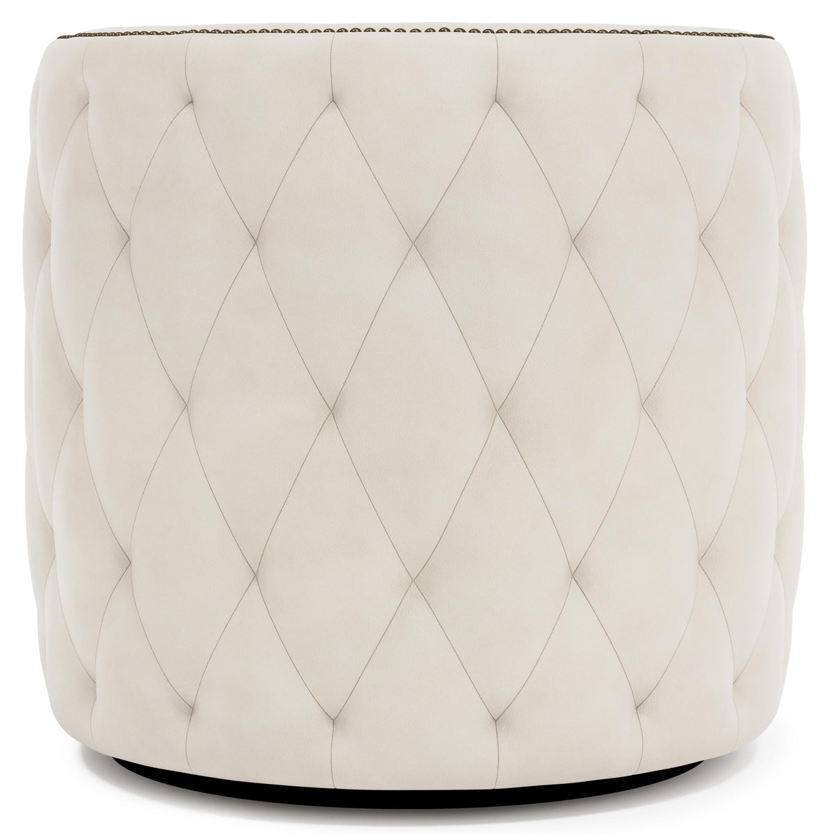 Palazzo White/Cream Swivel Chair - Ornate Home