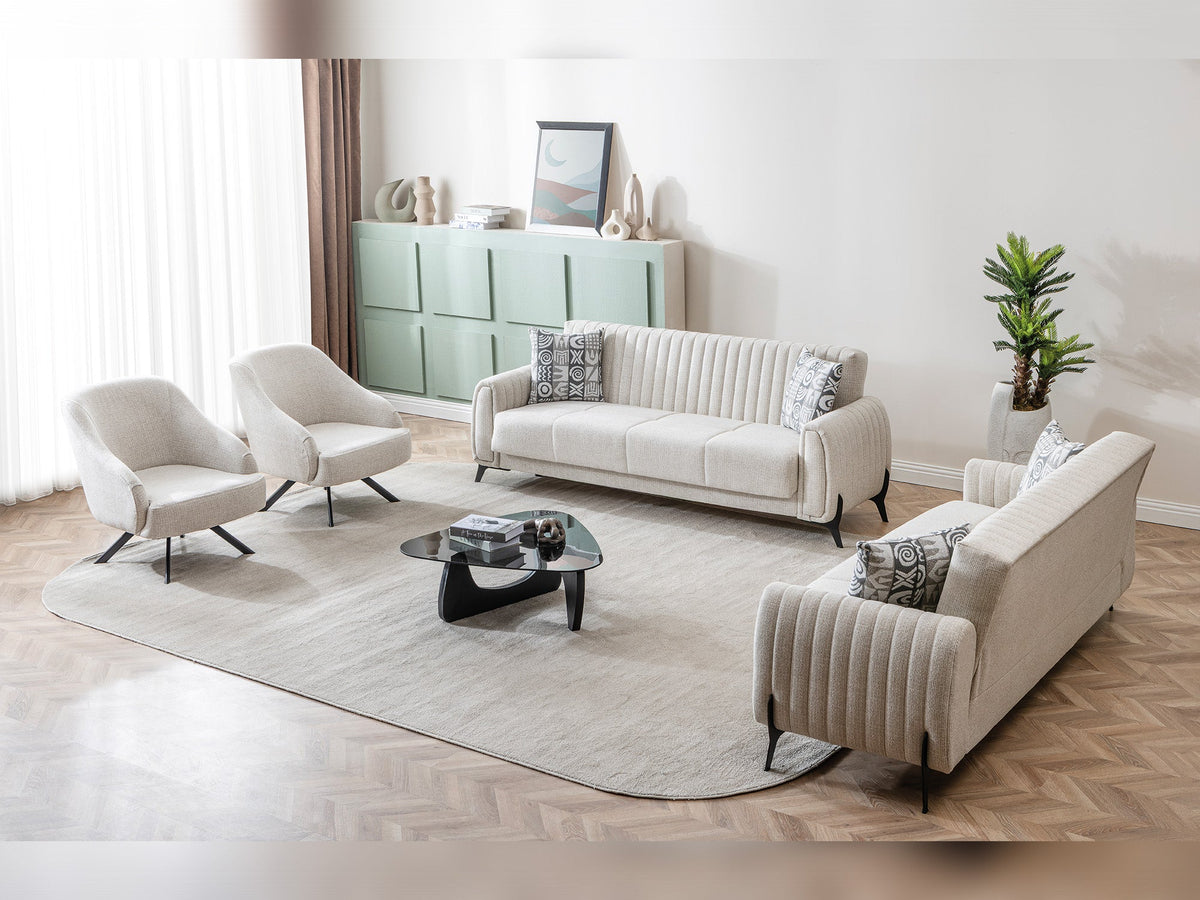 Palermo Cream Chair - Ornate Home