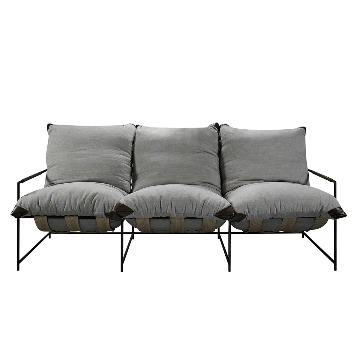 Palermo Gray Sofa - Ornate Home
