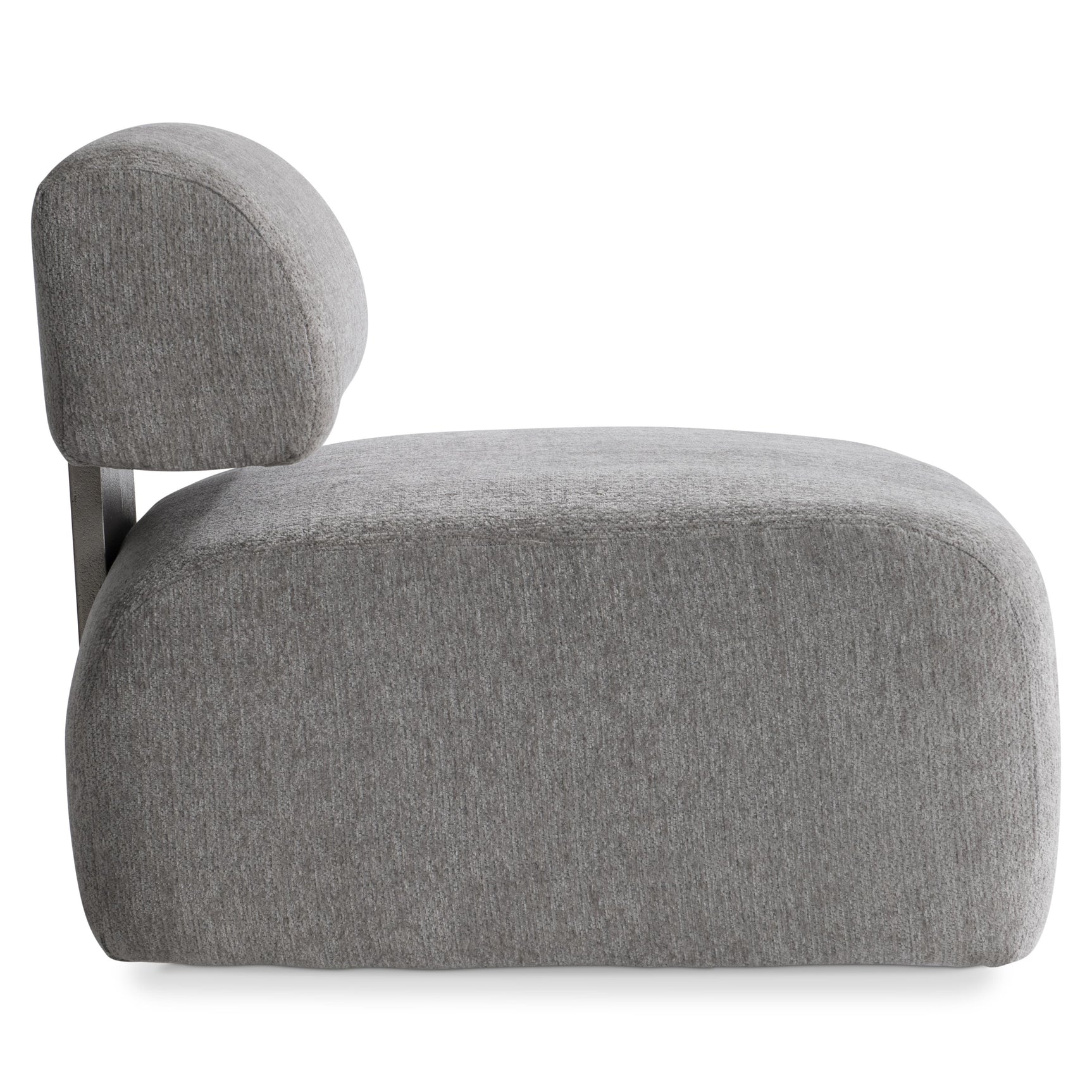 Paley Grey Fabric Swivel Chair - Ornate Home