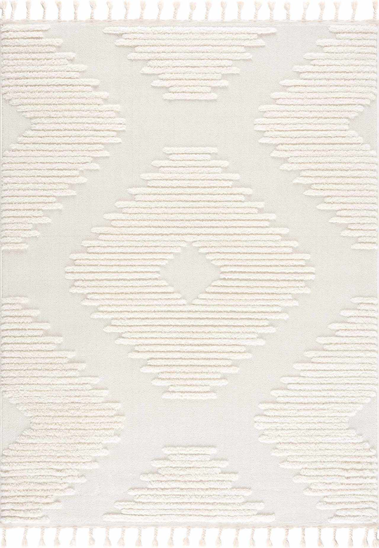 Palimbang Cream 3D Rug - Ornate Home