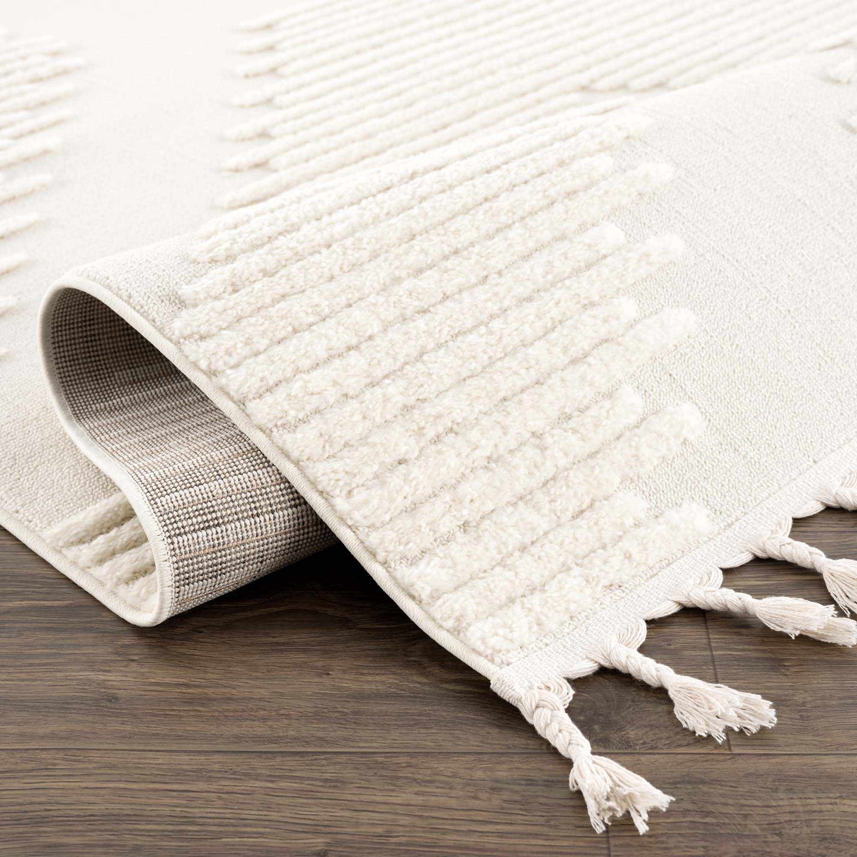 Palimbang Cream 3D Rug - Ornate Home