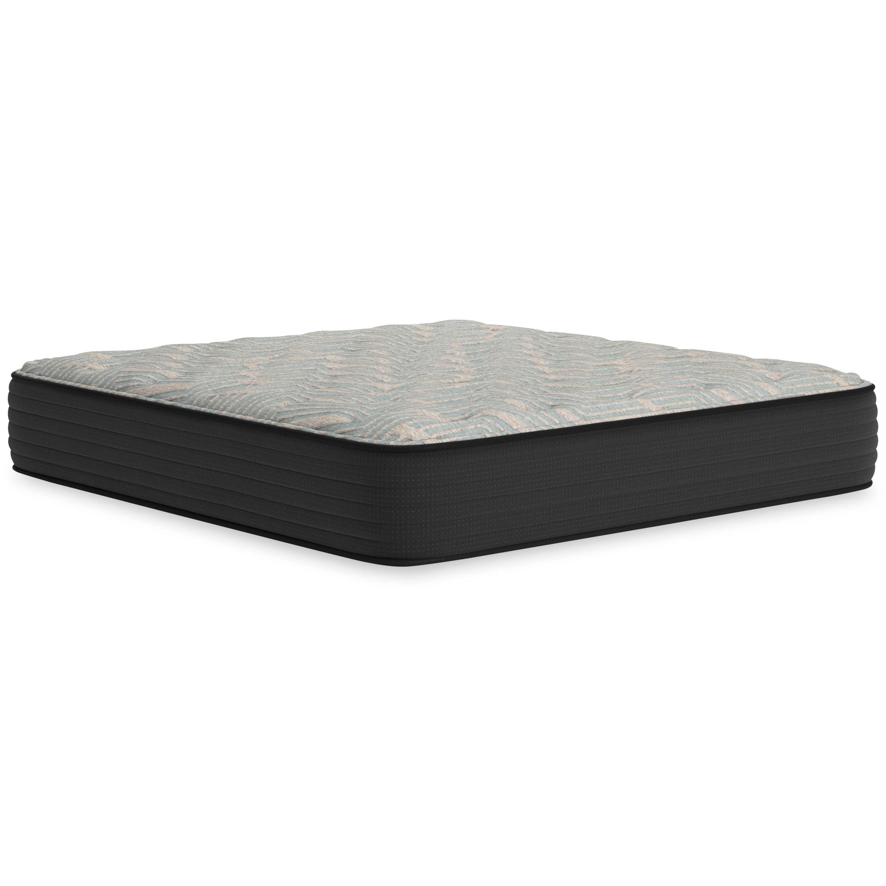 Palisades Gray/Blue 14 Inch Memory Foam Mattress / Firm - Ornate Home