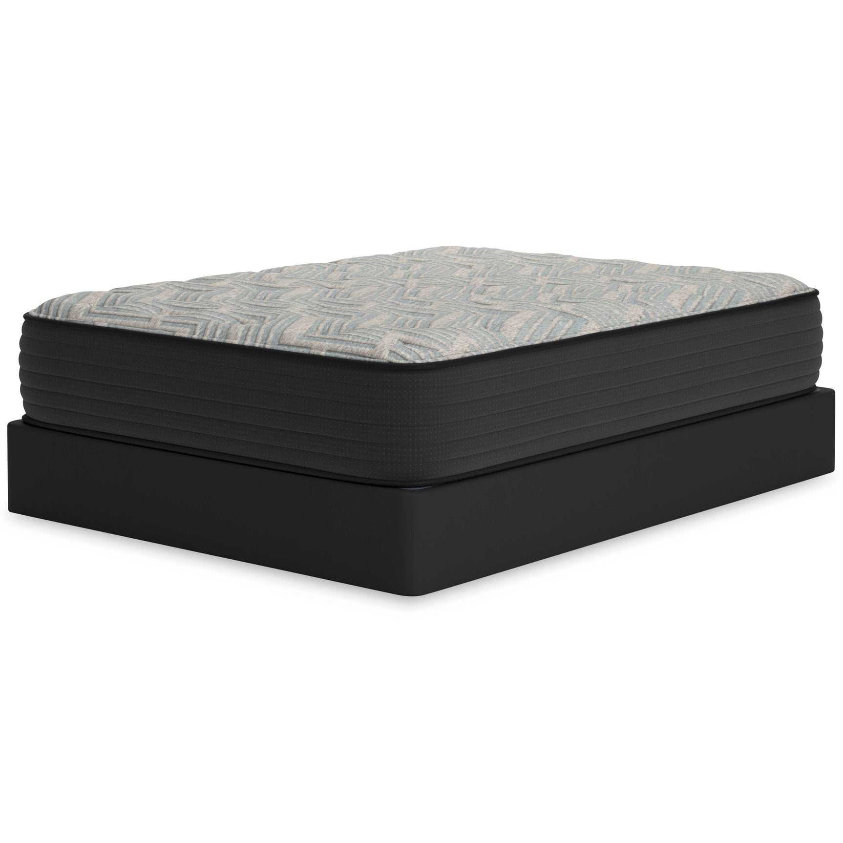 Palisades Gray/Blue 14 Inch Memory Foam Mattress / Firm - Ornate Home