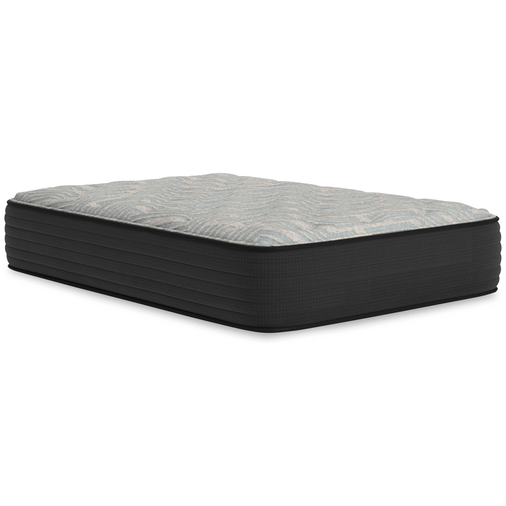 Palisades Gray/Blue 14 Inch Memory Foam Mattress / Plush - Ornate Home