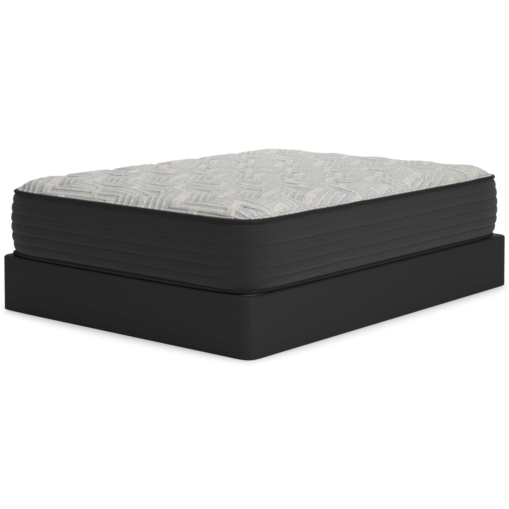 Palisades Gray/Blue 14 Inch Memory Foam Mattress / Plush - Ornate Home