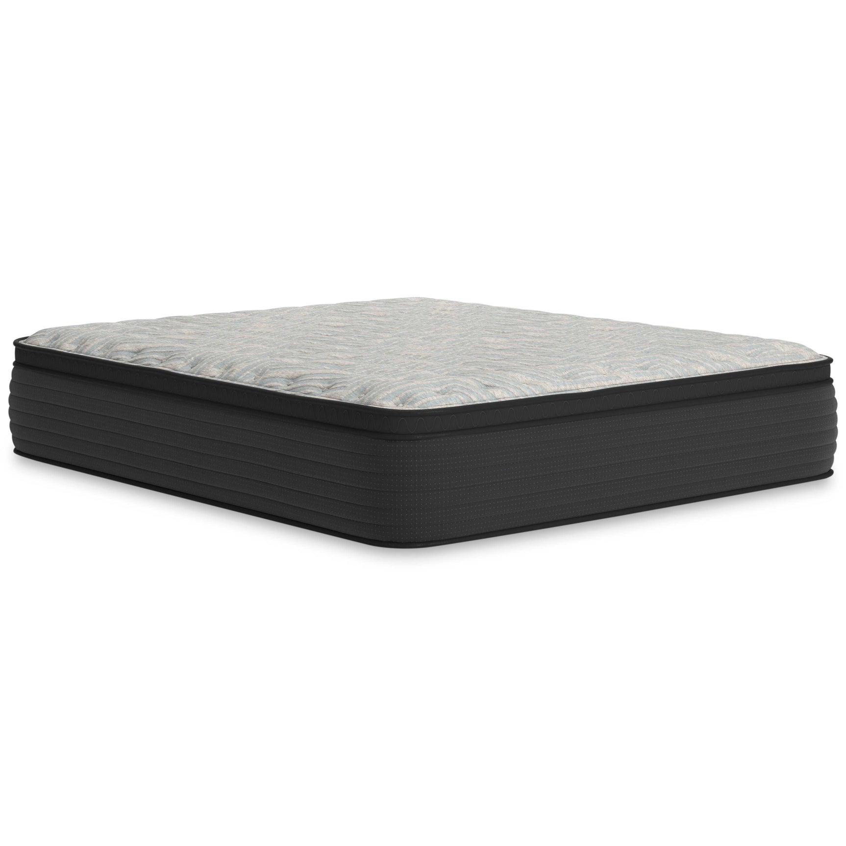 Palisades Gray/Blue Ultra Plush Memory Foam Mattress - Ornate Home