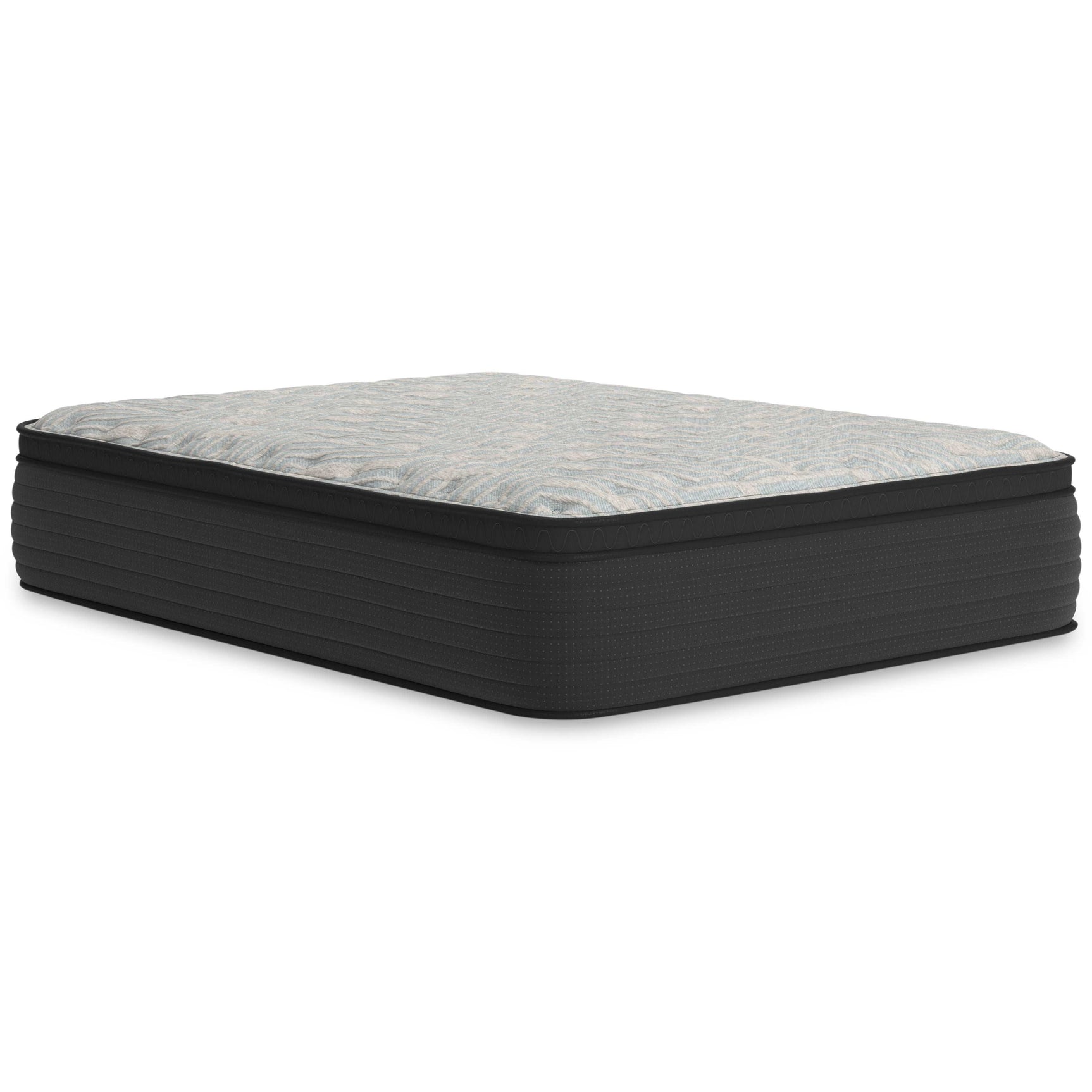Palisades Gray/Blue Ultra Plush Memory Foam Mattress - Ornate Home