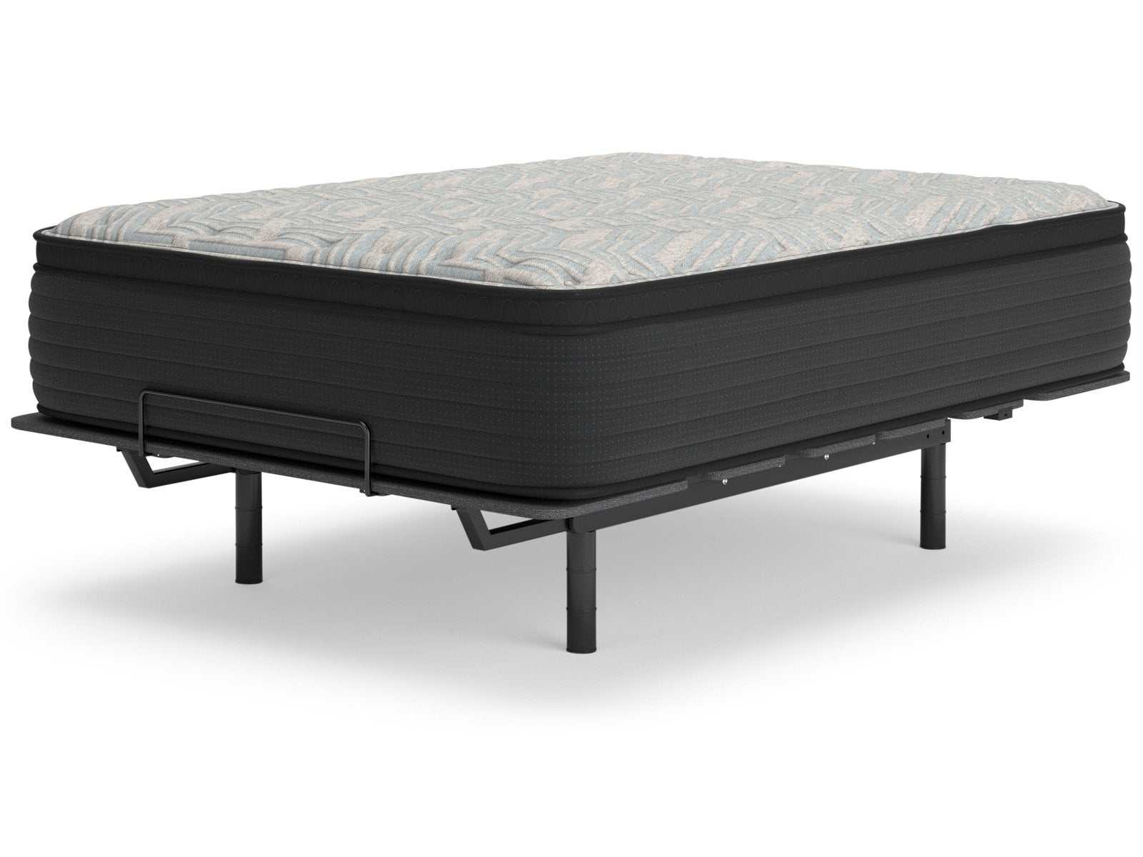 Palisades Gray/Blue Ultra Plush Memory Foam Mattress - Ornate Home
