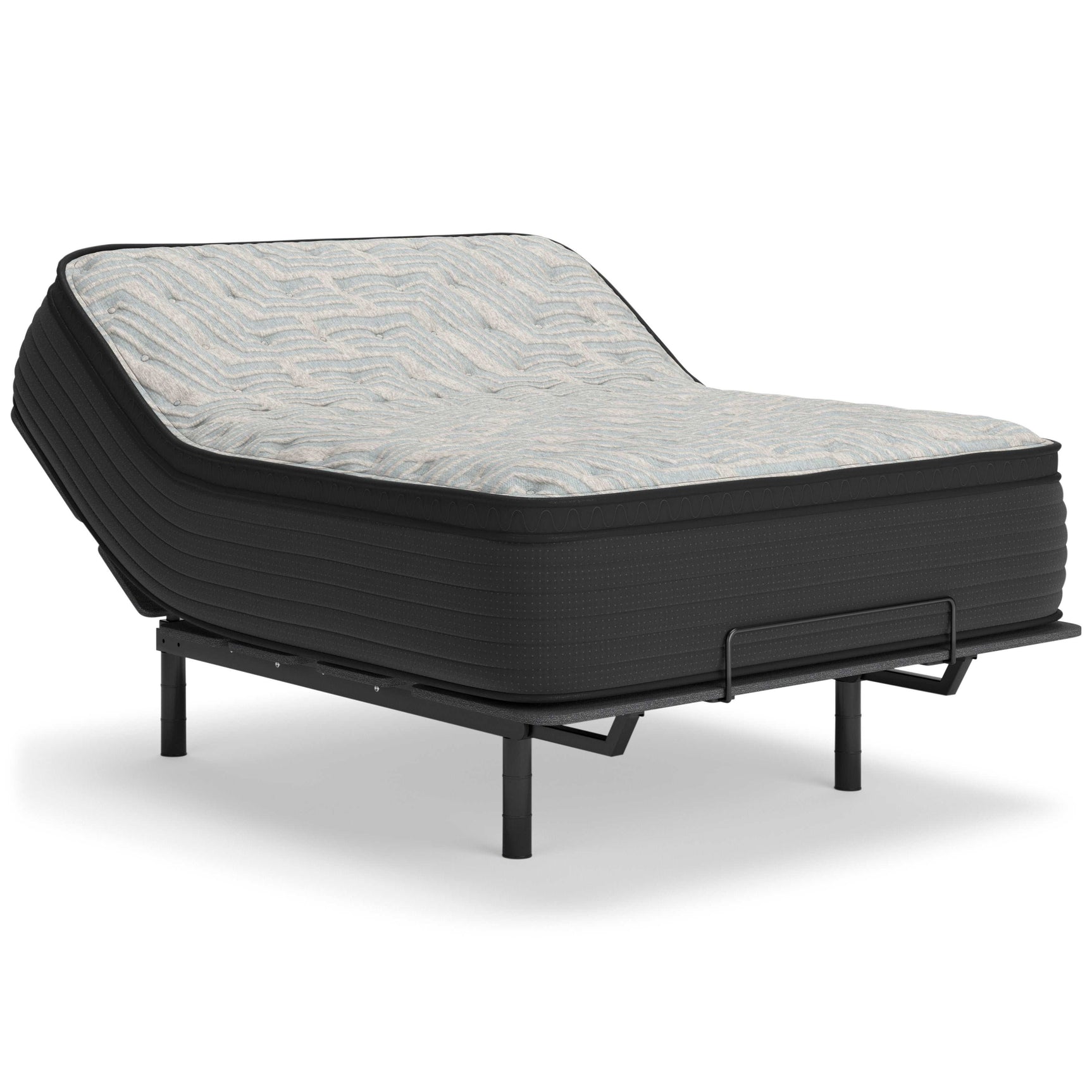 Palisades Gray/Blue Ultra Plush Memory Foam Mattress - Ornate Home
