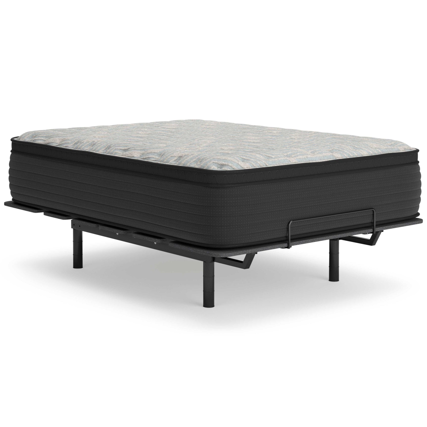 Palisades Gray/Blue Ultra Plush Memory Foam Mattress - Ornate Home